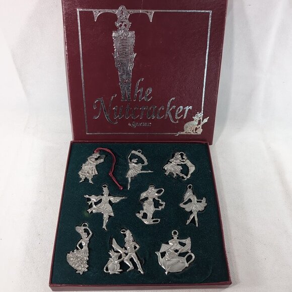 Seagull Other - Seagull The Nutcracker Pewter Ornaments Complete Set 9 1994 Ballet Dancers